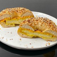 tofu + vegan cheese sandwich (plated at home) at Bloom Bistro & Grocery in Seattle