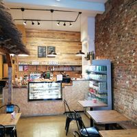 Inside the restaurant at Sweetsmile Bakery & Patisserie - Brunch & Coffee in South West London