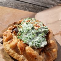 Vegan potato galette (£4.50) at East Bristol Bakery in Bristol