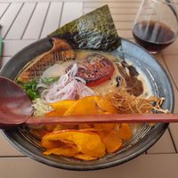 Creamy vegan Ramen at Ensō in Zgorzelec