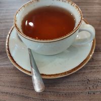 Earl Grey tea at Caffi Bach Y Bocs in Llangefni