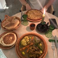 Mrouziya and Golden Dish  at NBTAHOUSE in Tangier