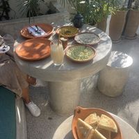 Mezze platter  at NBTAHOUSE in Tangier
