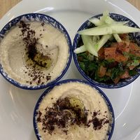 Tabbouleh - Hummus - Babaganoush  at Falastar  in Milan