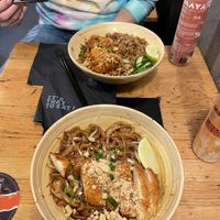 Pad Thai and Kao Pad  at Pitaya in Strasbourg