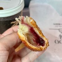 Inside the cornetto at Tentazioni Café in Florence