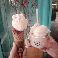 Mhmm so good with vegan cone 👍 at Gelateria Barroccino San Donato in Florence