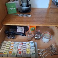 Extensive range of complimentary refreshments  at Lovely Vegan Homestay in Newstead