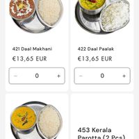   at Shree Indian Vegetarian Restaurant  in Haarlem