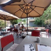 Outside at Tat's in Pristina