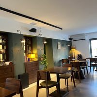 Interior dining area  at Tat's in Pristina