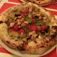 Pizza La Vegana. at InFermenta Pizza Alla Mano in Varese
