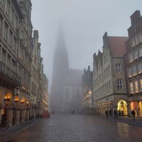 Historical Principal Market - right outside the door at Olea in Muenster