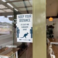 Cute  at Fat Beagle Coffee Shop in Kangaroo Island