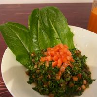 Tabbouleh salad   at Falafel Box in Yerevan