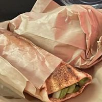 Breakfast wrap  at Falafel Box in Yerevan