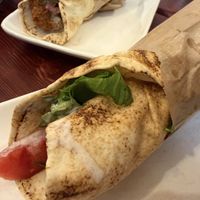 Falafel wrap  at Falafel Box in Yerevan
