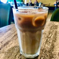 Iced oat latte at The Lime Tree Cafe - Al Quoz    in Dubai