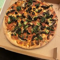 Pizza vegetaria without cheese  at PizzaBros  in Egelsbach