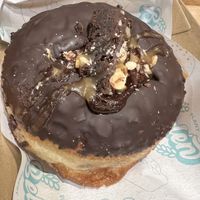 Amazing Nutella Caramel Brownie donut. 🍩   at WLG - Belen Vegan Bakery - Domestic in Wellington