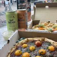 Perfect sized   at VeganZza in Vancouver
