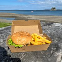 Vege Burger without Aioli  at Leigh Eats in Leigh