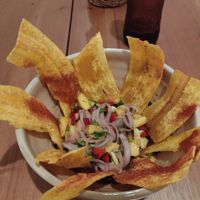 Mango Ceviche at Nativa Poke y Café in Barichara