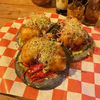 Cauliflower Tacos!  at Tigre Pétanque in Bacalar