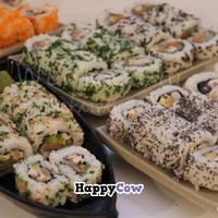 Sushi vegano at Wunjo Sushi in Santiago