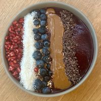 Acai bowl big at Acai Attendant Café in Bern