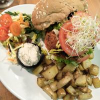 Burger at The Grassy Hopper in Gzira