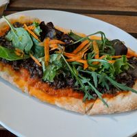 Mushroom pizza at The Grassy Hopper in Gzira