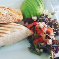 Panini and salad at The Grassy Hopper in Gzira