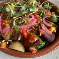 Vegan hash  at River Cafe & Bistro in Shoreham-by-sea