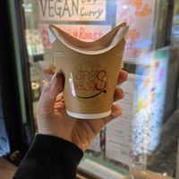 Chai to go at Spys Oasi Medicinal Spicy Curry Gluten-free Bar in Osaka