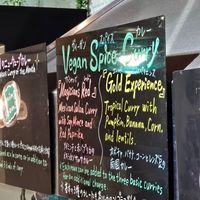 Vegan curry at Spys Oasi Medicinal Spicy Curry Gluten-free Bar in Osaka