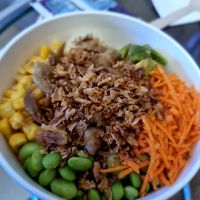 Compose your own bowl at I Love Poke in Rome
