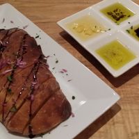 Hot Bread with Olive Oil at Mike's Cafe and Wine Bar in San Juan Island