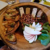 Cheese Platter at Mike's Cafe and Wine Bar in San Juan Island