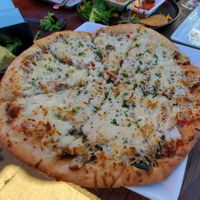 Pizza at Mike's Cafe and Wine Bar in San Juan Island