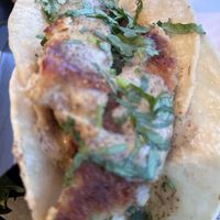 Crab taco  at Mike's Cafe and Wine Bar in San Juan Island