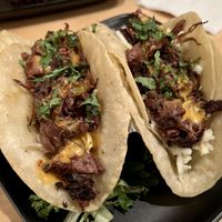 Jamaican Jerk Jackfruit Tacos  at Mike's Cafe and Wine Bar in San Juan Island