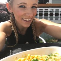 mac and cheese ? amazing food here!!  at Mike's Cafe and Wine Bar in San Juan Island