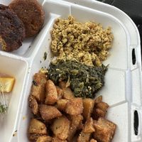 Another delicious breakfast place!!!   Even my nonvegan friend is psyched when we get brunch at Common Sense.  Soooo delicious!!  at Common Sense - Sejah Farms in St Croix