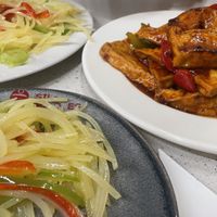 Potatosalad, Tofu  at Silk Noodles in Belgrade