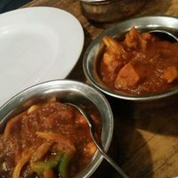 chana masala and aloo gobi at Masala Indian Cuisine in Townsville