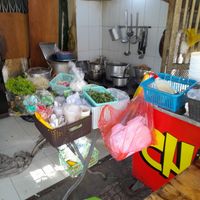 Cooking area at Quan Chay 126 in Ho Chi Minh City