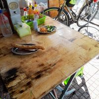 One small table to dine in at Quan Chay 126 in Ho Chi Minh City