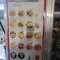Photo menu at Thai Tacos - Waikiki in Honolulu