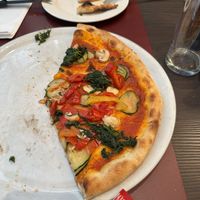 Vegetable pizza   at Scala  in Davos